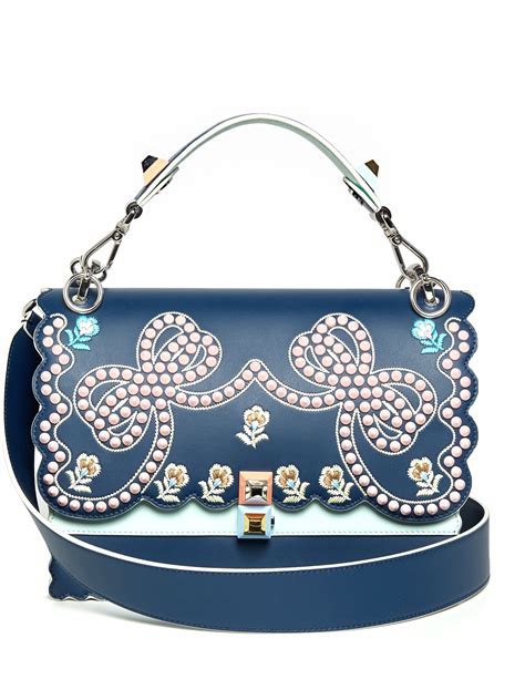 fendi kan i blue|Fendi bag.